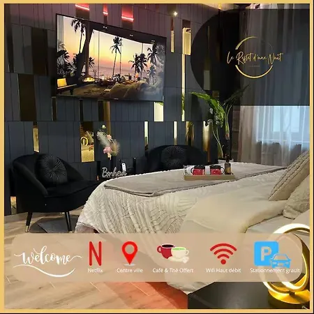 Apartament L'elegance - Charme - Secret - Jacuzzi - Parking Sarrebourg