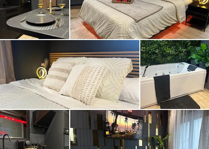 L'elegance - Charme - Secret - Jacuzzi - Parking Lägenhet