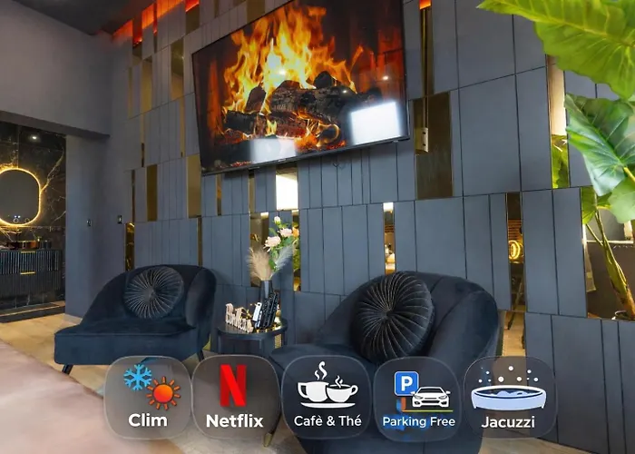 L'elegance - Charme - Secret - Jacuzzi - Parking Appartement Sarrebourg